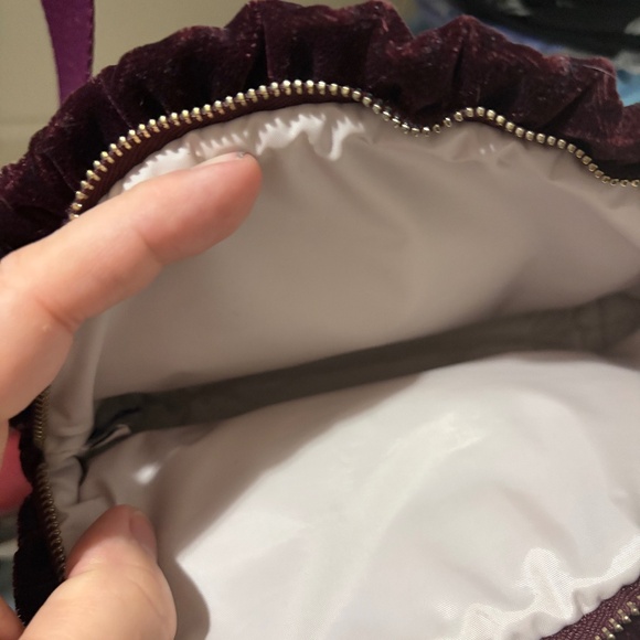 Kate Spade Crushed Velvet Cosmetic Bag - Picture 2 of 2